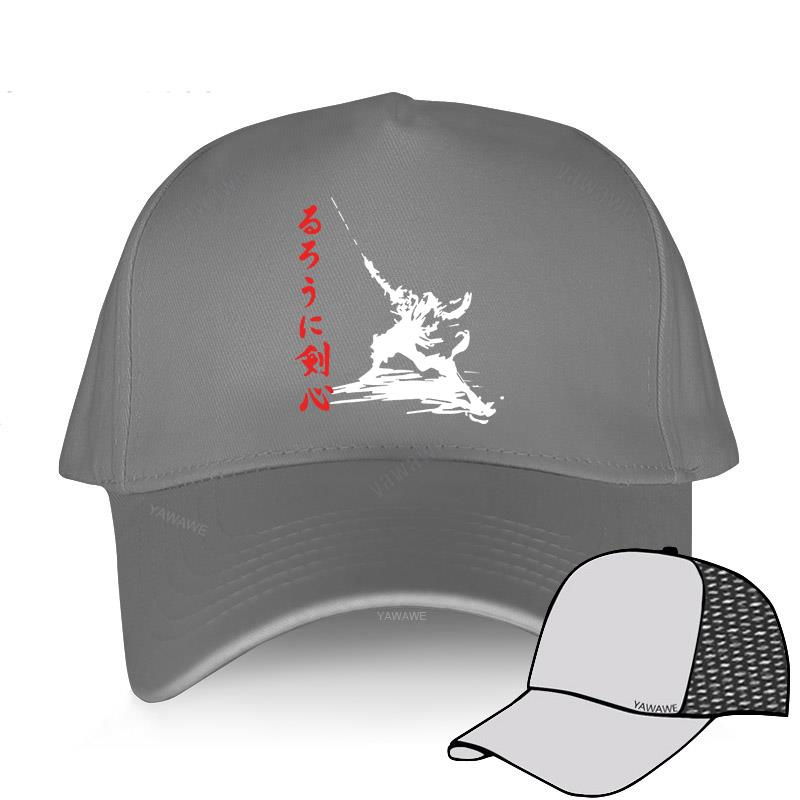 Black Casual Boys Printed Baseball Cap Rurouni Kenshin Samurai X - Anime Man Women Summer Hat Outdoor Snapback Caps Sport Bonnet