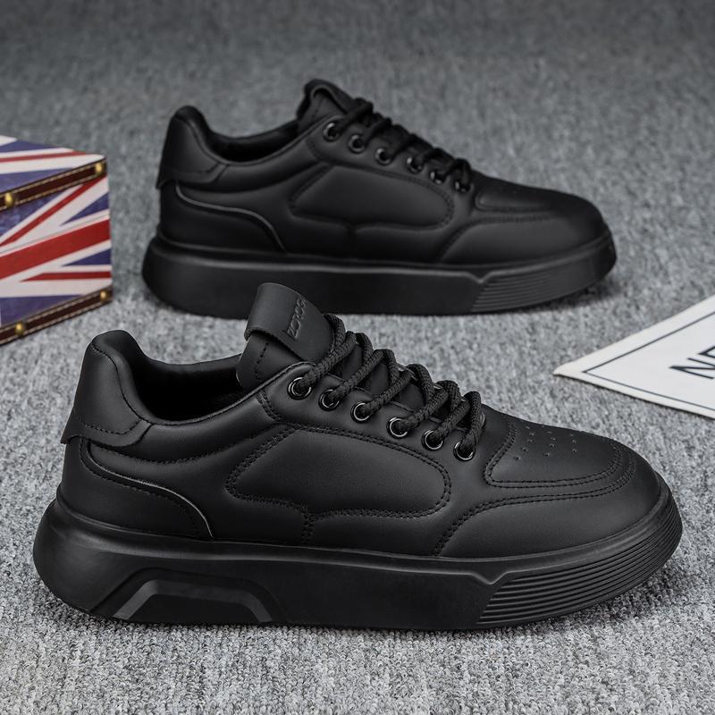 New spring youth leisure sports platform leather board shoes