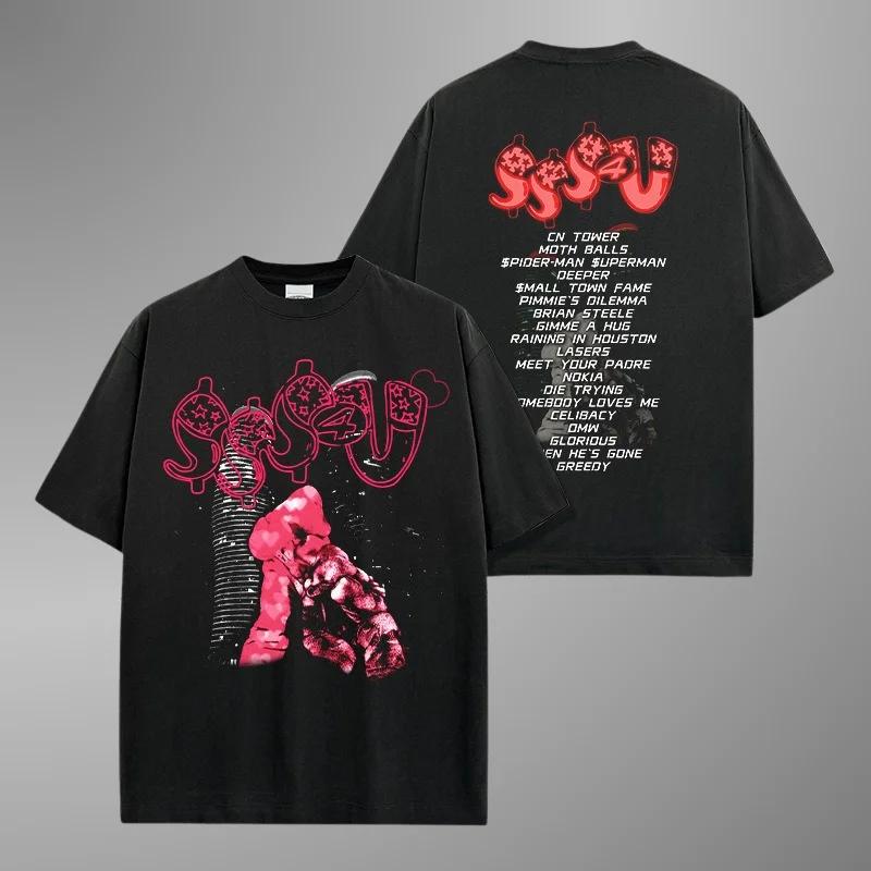 2025 Drake and PartyNextDoor Some Sex Song 4 U Tshirt Men Women Harajuku Oneck Summer Casual T Shirt Cotton Tops Clothing Tees