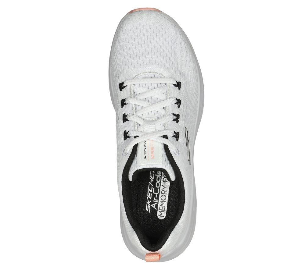 Sneakers Skechers White Black Coral Vapor Foam