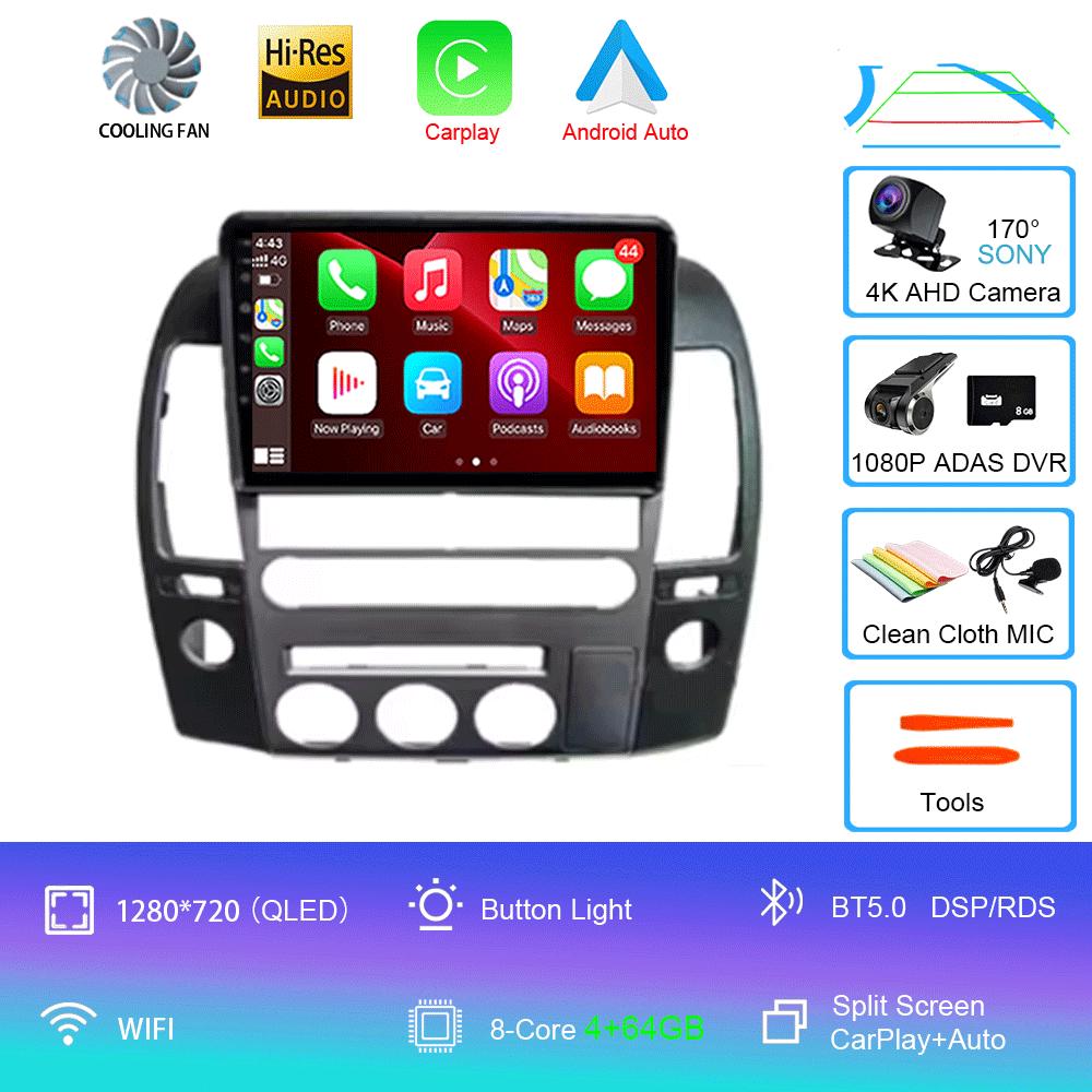 Android 14 for Nissan Pathfinder 2004 2005 2006 -2014 GPS Navigation Car Video Multimedia Player Head Unit Host No 2din DVD