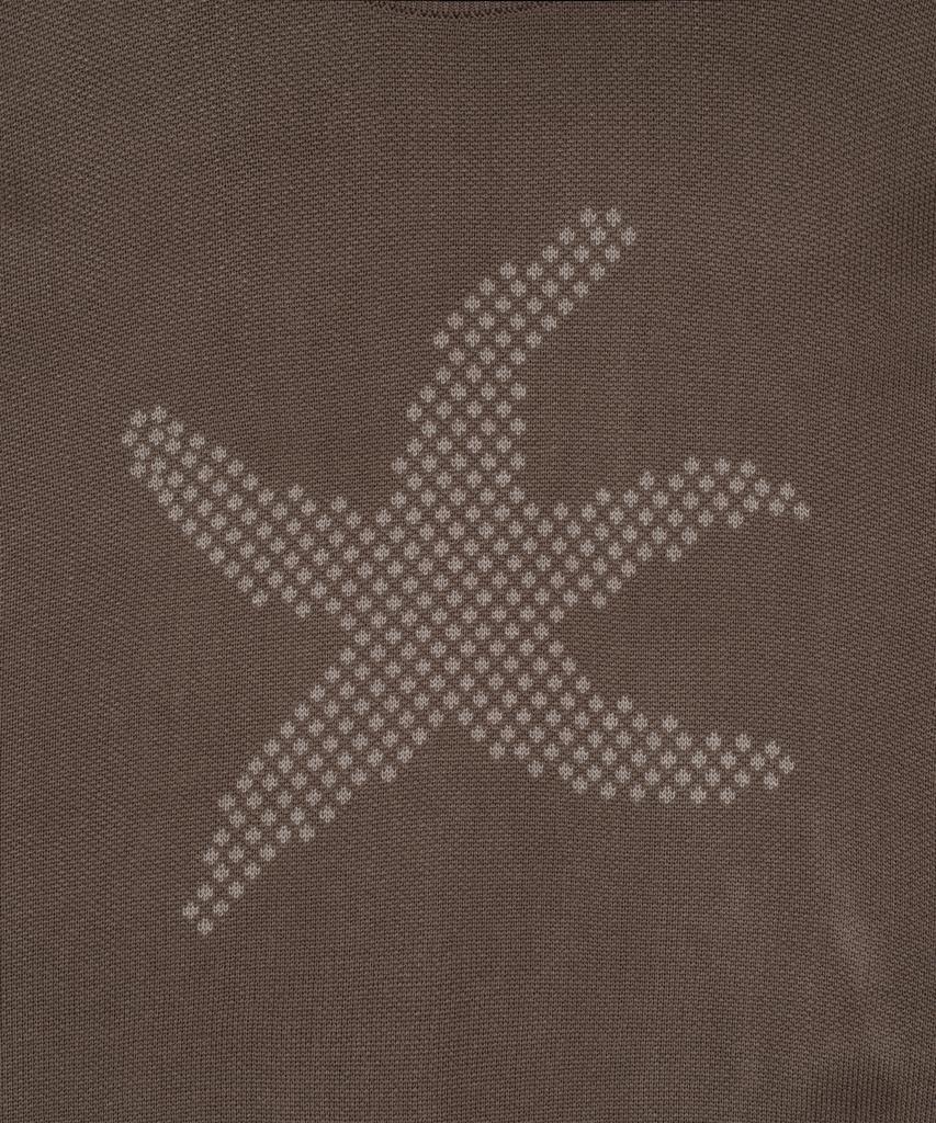 THE COLDEST MOMENT Tcm Starfish Logo Knit (Brown)