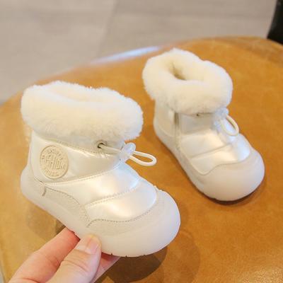 Botas Para Niña Children Snow Boots Winter Boot Plush Boy Cotton Shoes Baby Walking Shoes Warm Girls Padded Boots Children Shoe