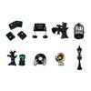 Halloween Figuren Sammlung zur Szenendekoration mit Mini-Statuen