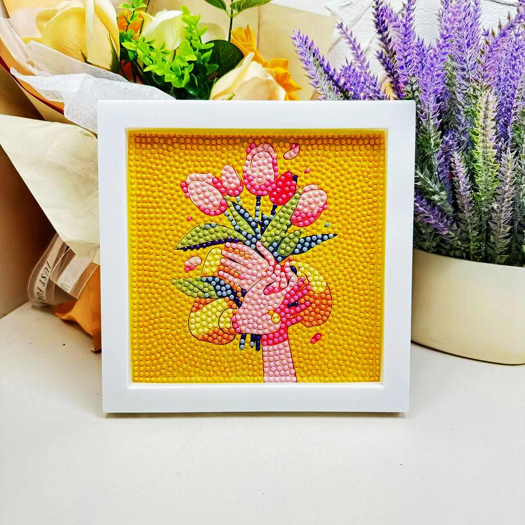 Free Shipping/Cartoon Diamond Painting Children'S Gift Handmade Cross Stitch Framed Diy Bedroom Sticker