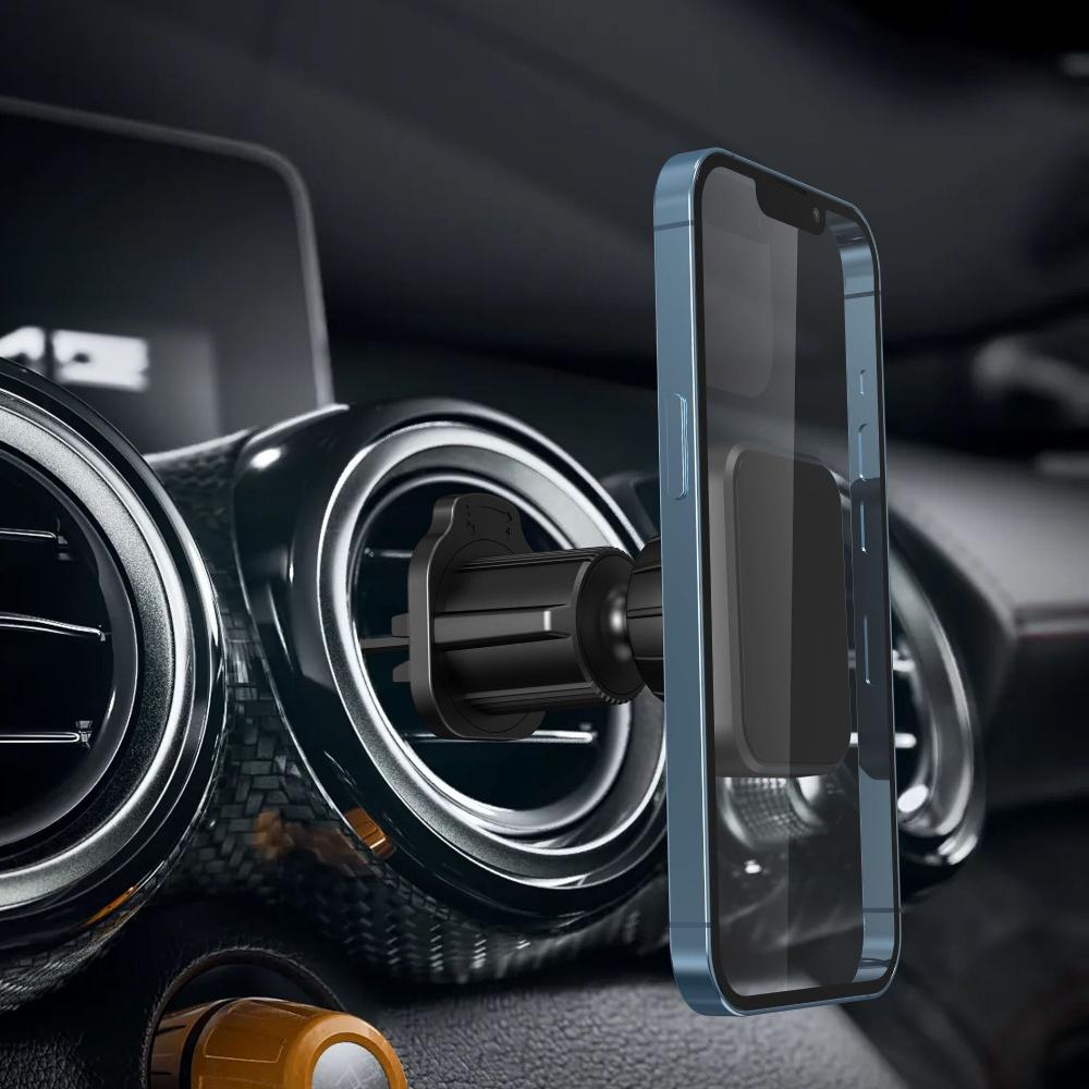 Upgrade Magnetische Autohalterung Lüftungsschlitz 6X Starke Magnete Universelle Handyhalterung Haken 360° Drehbar Lüftungsschlitz-Halterung