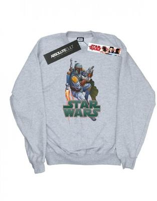 Boys Boba Fett Fired Up Sweatshirt