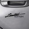 1Pc LIMITED EDITION Letter Black Car Sticker Car Styling Decal Decor Accessories