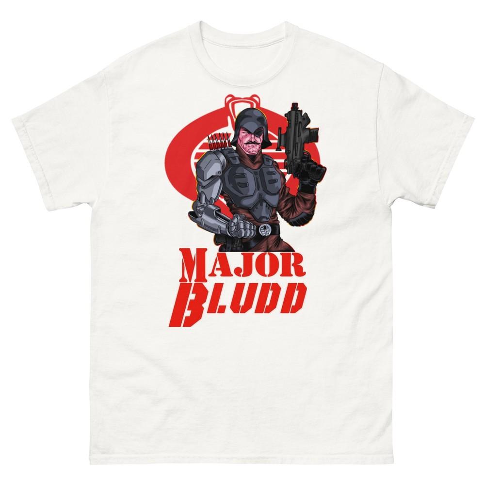 

Major Bludd GI Joe Tee, Unisex Custom T-Shirt, Retro Major Bludd Cobra Tee 2XL