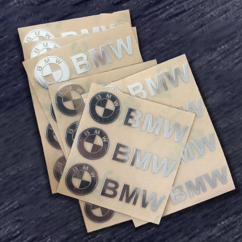 For BMW E34 E46 E39 E38 E90 E60 E36 F30 F30 F10 E92 E38 E91 M3 M5 Car Metal Creative Stickers Waterproof Dirt-proof Stickers LU3
