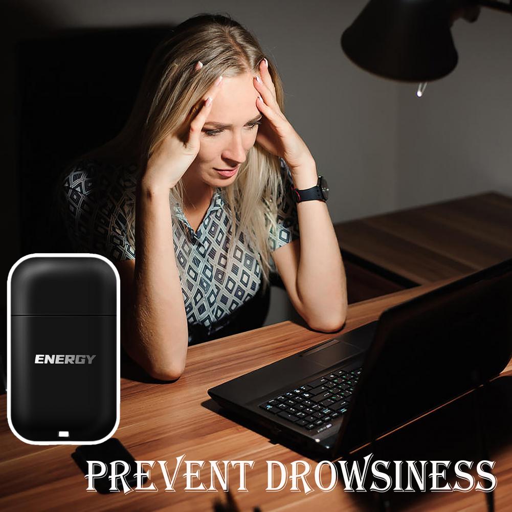 Pałeczka do budzenia z podwójnymi otworami, łatwa w użyciu, zapachowa, ze sznurkiem, przeciw senności, zapobiegająca senności, odświeżająca, chłodząca pałeczka do codziennego stosowania