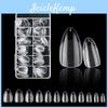 Trasparente Opaco 120100 Pezzi Senza Segni Quadrato Ovale Mandorla Balletto Unghia da Indossare Unghia Finta Pezzo Manicure