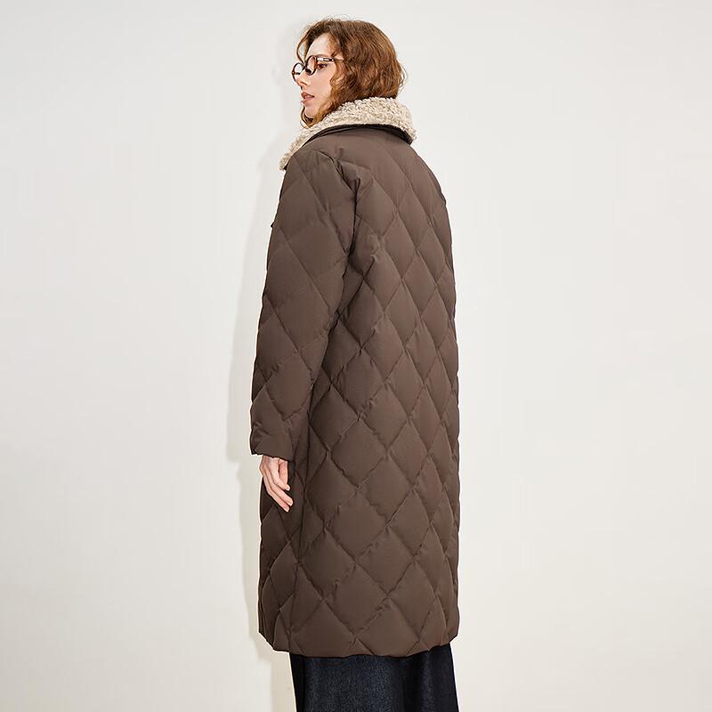 Chuyu Women's Mid-length Quilted Down Parka
