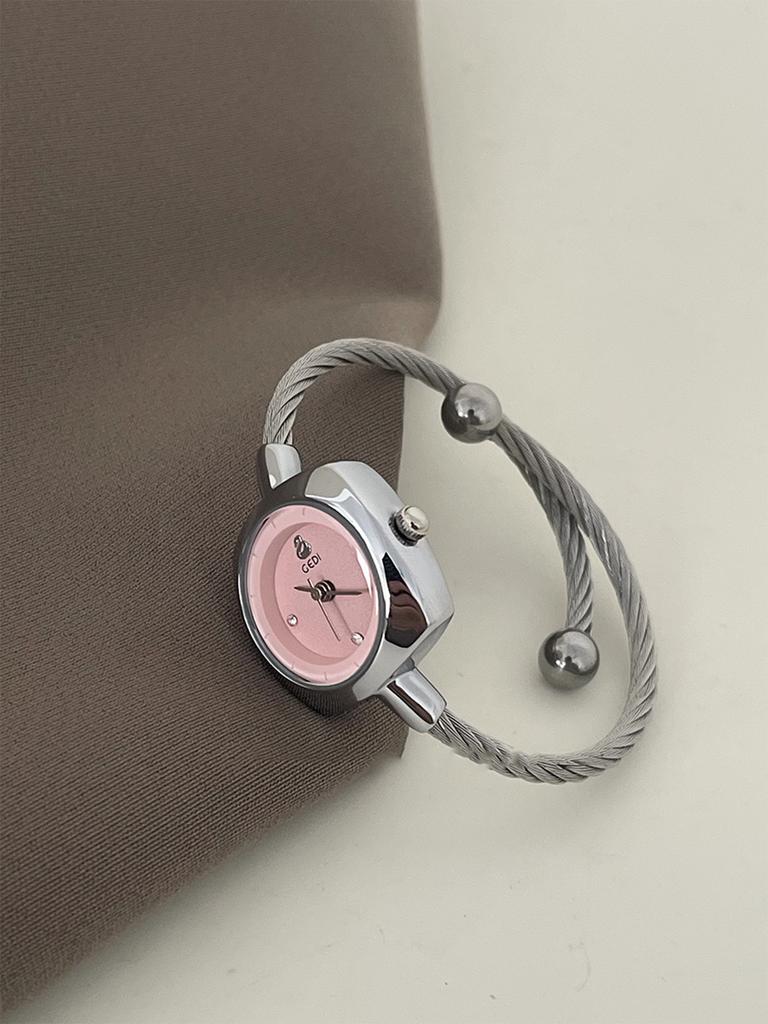 Vintage Creative Women's Watches Square Dial Delicate Metal Crafted Rope Bracelet Ladies Quartz Watch Clock Wristwatch Gift