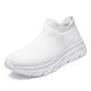 2025 new men's shoes spring and summer fly-woven socks breathable and lightweight one-pedal mesh shoes men's casual shoes