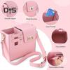 Water Bottle Storage Bag with Adjustable Shoulder Straps Insulating Lining Large Capacity Universal Crossbody Water Cup Storage Bag