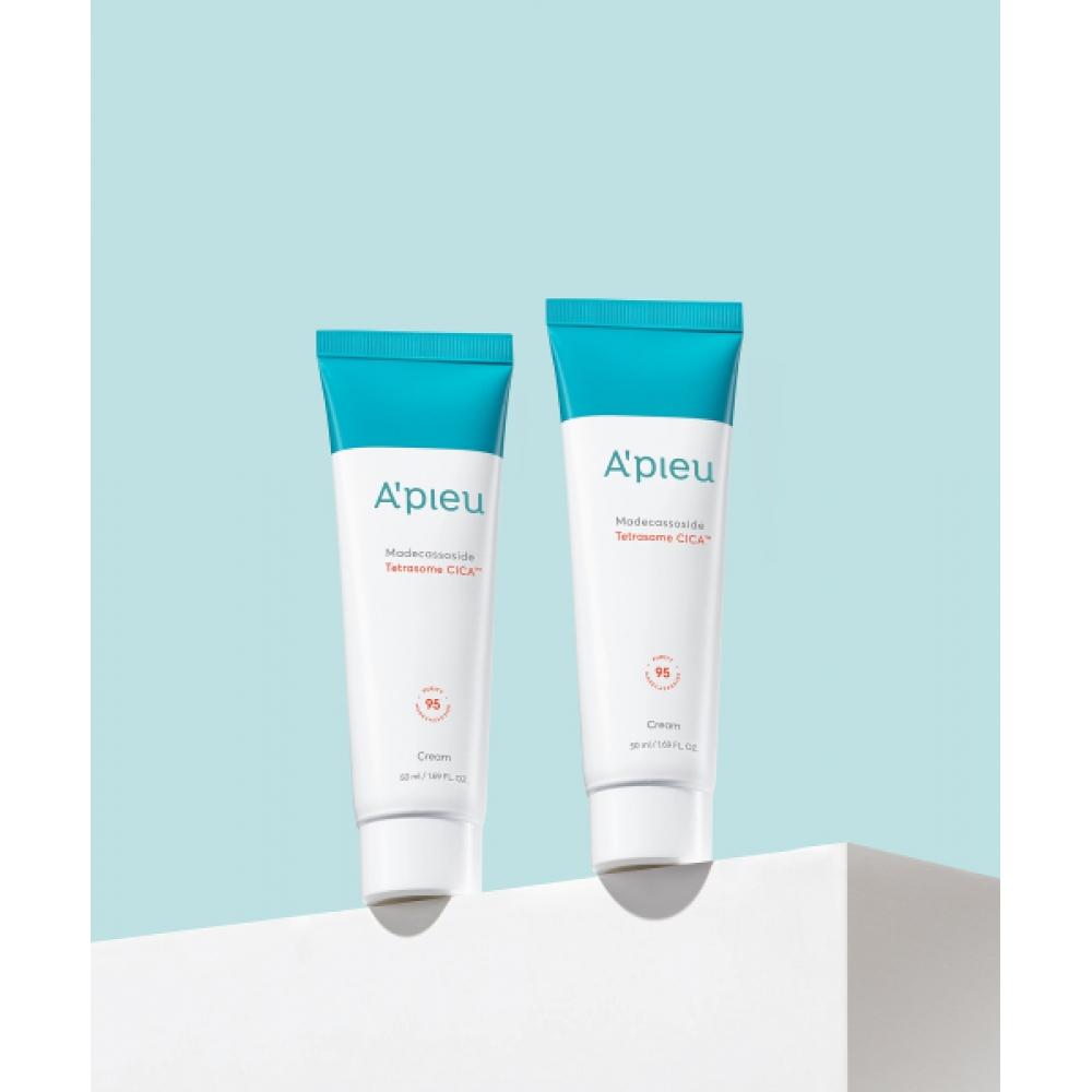 

Apieu [2 Pieces] Madecassoside Tetrasomal Cica Cream 50ml 2 FREE