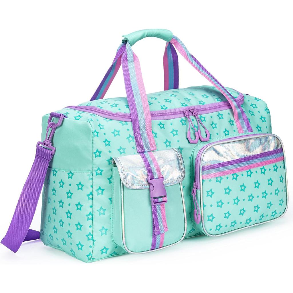 Kinder Reisetasche Mädchen Damen Reisetasche Geschenke Übernachtungstasche für Mädchen Damen Tragetasche Übernachtungstaschen für Mädchen Fitnessstudio Tanztaschen mit Schuh