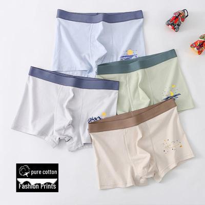 Boxer pentru băieți din bumbac pur - P037