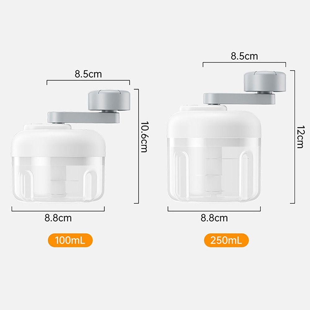 Tableware Garlic Pounder Cordless 100ml 250ml Food Stir Portable Food Grinder  for Kitchen Tool