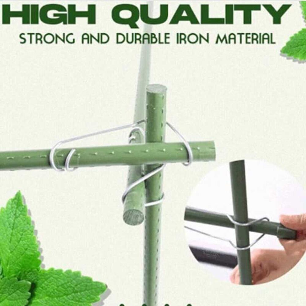 15/20pcs Fixed Buckle Grafting Stakes Connector Plant Cages Connector  For Vegetable Garden