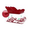 Weihnachtsmann Schlitten Weihnachts Kamin Wohnzimmer Figuren Sammlung Festival Mittelstück Schlitten Figur