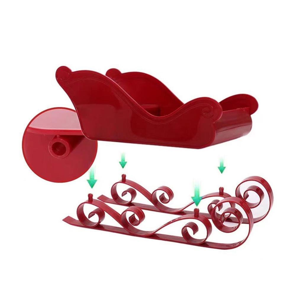 Weihnachtsmann Schlitten Weihnachts Kamin Wohnzimmer Figuren Sammlung Festival Mittelstück Schlitten Figur