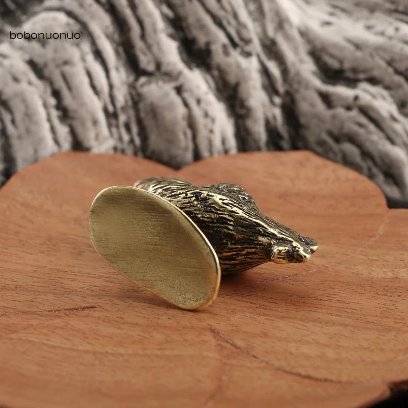 New Ancient Solid Chicken Eats Rice Tea Pet Miniature Figurines Antique Pocket Rooster Desktop Ornament Home Decoration Craft