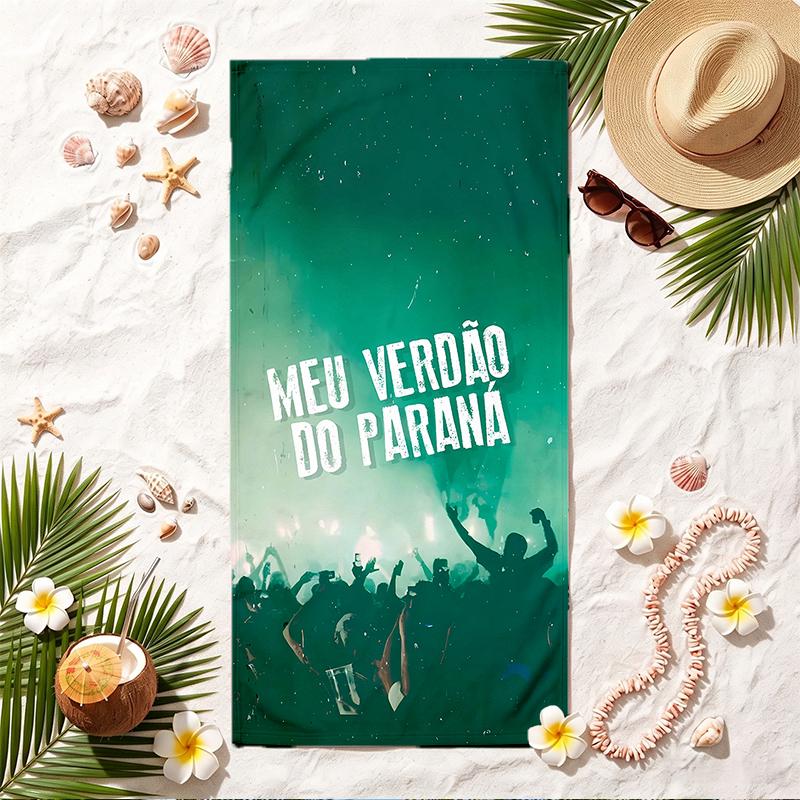 Coritiba Foot Ball Club Soft Beach Towel Stylish Beach Pool Towel for Summer Seaside Vacation Travel