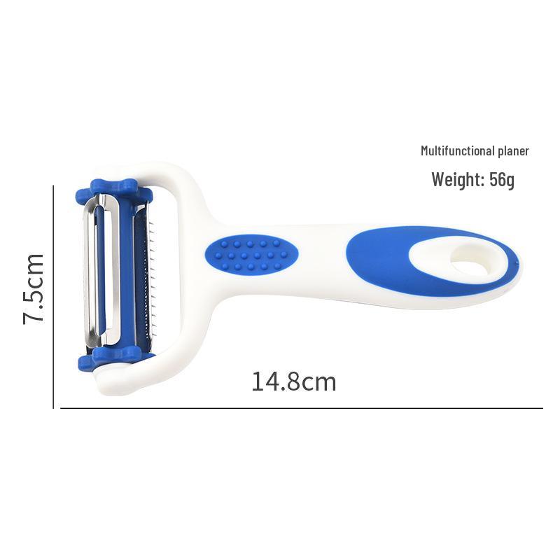 3-in-1 Rotating Peeler & Grater: Multifunctional Kitchen Gadget for Vegetables, Fruits, and Melons