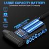 Keyboard Cleaning Air Duster Rechargeable Blower with Brushless Motor, Nozzle Set and Handheld Design for Computer Accessories and Car Vents