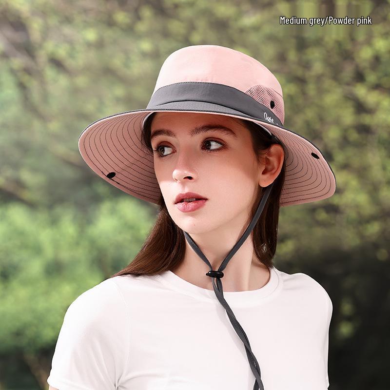 Premium Outdoor Sun Protection Mountaineering Hat - Large Brim, Breathable, Unisex