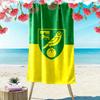 Norwich City Football Club Print Beach Towel, Large Soft Quick Dry Towel for Beach Camping Swimming