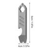 Keychain Screwdriver Tool Portable Keychain Pry Bar Hex Keys For Survival Outdoor Camping Family Women Men Friends Everyday