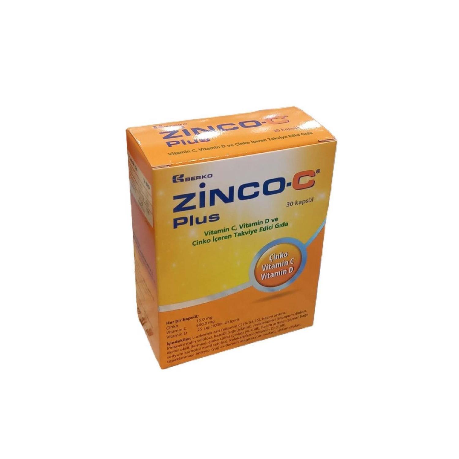 

Plus Vitamin C, Vitamin D And 30 Capsules With Zinc