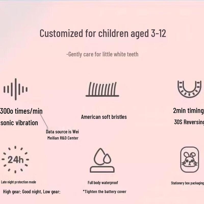 Shuke Baby B2 Sonic Electric Toothbrush