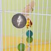 Wood Bird Swing Funny Natural Wooden Parrot Perch With Bell Training Stand Holder Exercise Stand Bird Play Gym For Parakeet