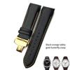Curved End 22mm 23mm 24mm Genuine Leather Watchband for Tissot T035 T 035617   627 Cowhide Watch Strap Butterfly Clasp Men Tools