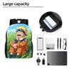 3Pcs Set NARUTO Anime School Rucksack With Front Pocket & Sling Carry Tote & Pencil Bag,Durable&Lightweight,for Boys&Girls Age 6-10