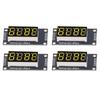 4 Sets Digital Tube Display Module LED 4 Digit 7 Segment 0.36in TM1637 Drive Chip