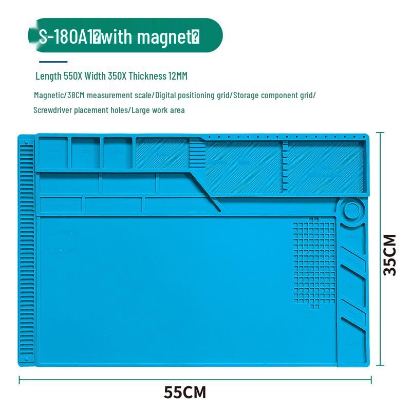 Magnetic Anti-Slip Silicone Repair Pad for Electronics