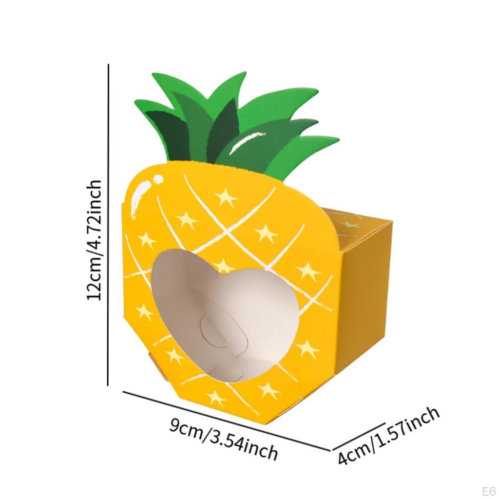 10 Pack Foldable Candy Boxes for DIY Projects, Cardboard Gift Packaging Events