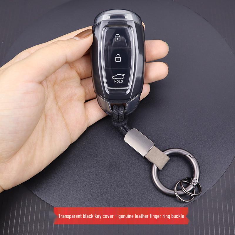 Ultradünne transparente Schlüsseletui für Elantra, Fiesta, ix35, Sonata, Santa Fe, Genesis, Tucson, ix25
