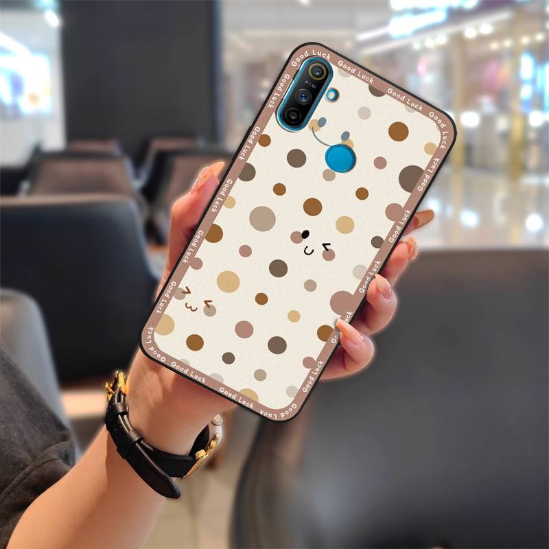 Fashion Design Back Cover Phone Case For OPPO Realme C3 With Fingerprint/Narzo 20A Full Wrap Durable Shockproof Cute TPU