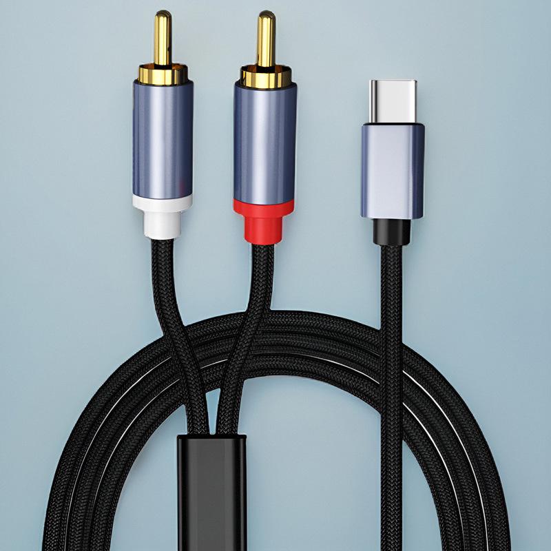 

Apple-Compatible Dual Lotus RCA to TPC Amplifier and Speaker Connector 1m