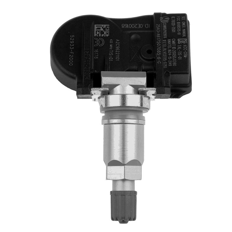 433Mhz TPMS Senzor tlaku v pneumatikách 52933-F2000 52933F2000 Pro HYUNDAI 2017~2019 AVANTE KONA ELECTRIC ELANTRA AD I30 N KAUAI ENCINO
