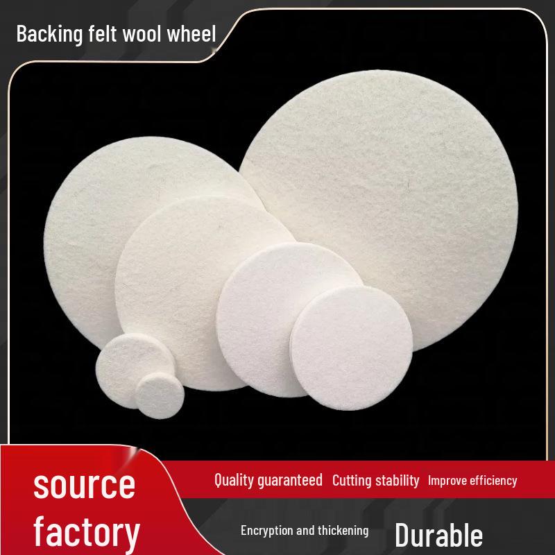 Self-Adhesive Wool Polishing Pad for Car Glass and Mirror Restoration