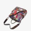 Bohemian Trendy Leather Handmade Bag, Three Dimensional Flower Romantic Backpack, Original Design
