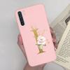 For OPPO A91 F15 Reno3 Phone Case Couple A-Z 26Letter Anti Drop Soft Silicone Matte Back Cover For OPPO A 91 F 15 Reno 3 Bumper