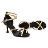High Heels Latin Dance Shoes Women Girls Soft Soled Salsa Tango Ballroom Dancing Shoes Heeled 7CM Indoor